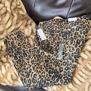 Lane Bryant leopard print jeans.  Still with tags!